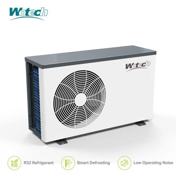 Smart R32 Swimming 21kw Pool Heat Pump  Silk Screen Printing Portable 8~10m³/H Water Flow Rate