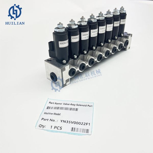High-Performance Solenoid Valve Assembly YN35V00022F1 for Kobelco Excavator SK Series