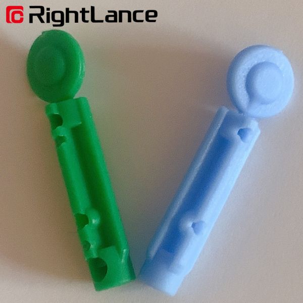 28G 0.37mm Green Sterile Blood Lancet For Glucose Monitoring Twist Cap