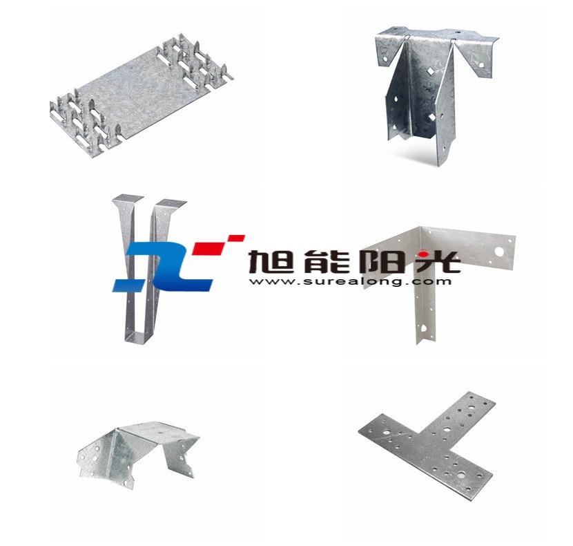 Коннектор углового деревянного листа цинка с металлическими соединительными скобками