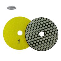 Gancho y lazo Diamond Polishing Pads For Concrete seco del paso de la pulgada 3 del artículo 4