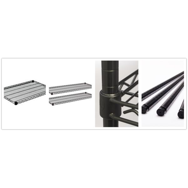 Durable Commercial Wire Shelving 5 Layers Hotel Bathroom Sorter Storage Corner