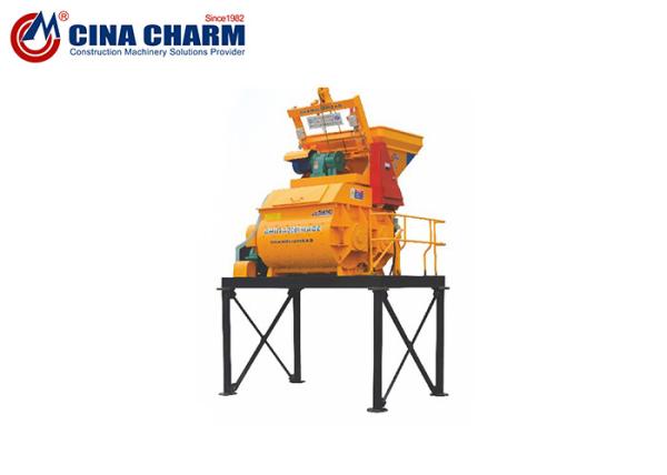 Twin Shaft Charging 800L 25m3/h Js500 Concrete Mixer