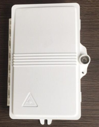 FTTH Network Fiber Optic Cable Termination Box Shock Resistance White Color