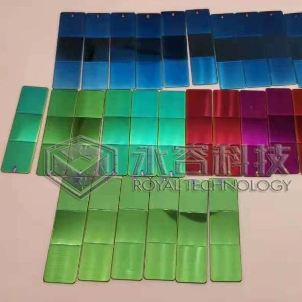 Decorative PVD green color, brass green coatings on Stainless steel panels