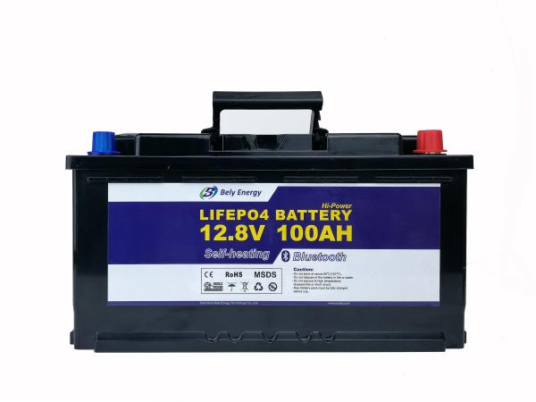 12V 100Ah Leisure RV Lithium Battery Bluetooth Heating 12.8 V Lifepo4 Battery