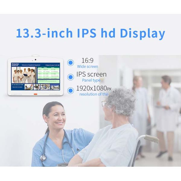 LCD IPS Panel Digital Signage Tablet , Digital Signage For Hospital