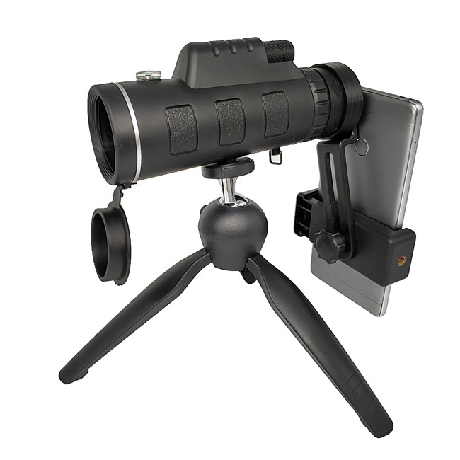 Выскальзывания телескопа сотового телефона треноги тело Monocular анти- резиновое с компасом