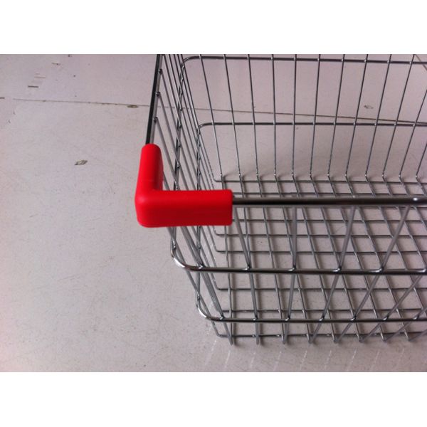 Chrome Plated Supermarket Wire Baskets Wire Shopping Basket For Grocery Store