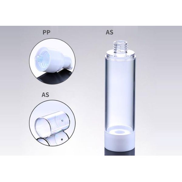 30ML 50ML 100ML Airless Cosmetic Emulsion Bottle Plastic Packaging