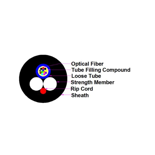 Bundle Tube Type All Dielectric ASU Self-Supporting Optical Cable