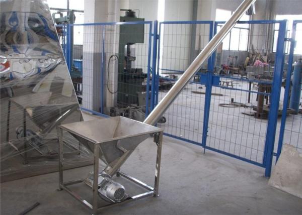 Sugar / Flour Powder Vertical Auger Conveyor Stainless Steel Rust Proof