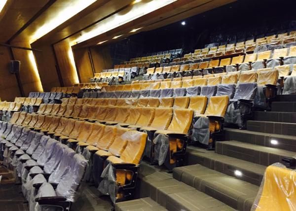 1.5mm Thick Church Auditorium Chairs University College Lecture Hall Seating