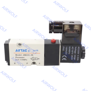 4M110-M5/06, 4M120-M5/06 AIRTAC 4M Series 5/2 way NAMUR Electric Solenoid Valve M5, 1/8