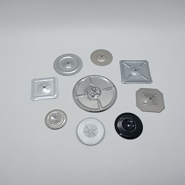 1.5 Inch Perforated Insulation Self Tightening Washer Flat  Round Galvanized Steel For Wall And Ceiling