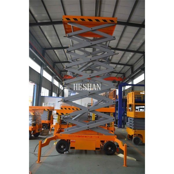 Steel Portable Automotive Scissor Lift Hydraulic Electric Scaffold Lift