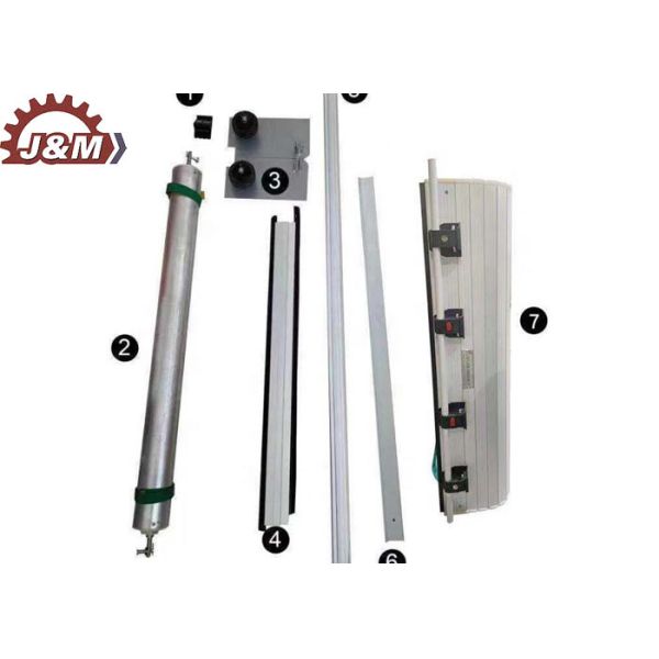 Fire Truck Parts Aluminium Alloy Slide Up Shutter 2000*2000