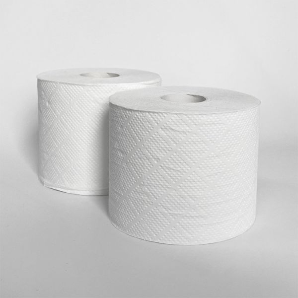 Biodegradable Bamboo Toilet Paper Tissue Roll Unbleached Comfortable Soft Home Use Plain Embossing