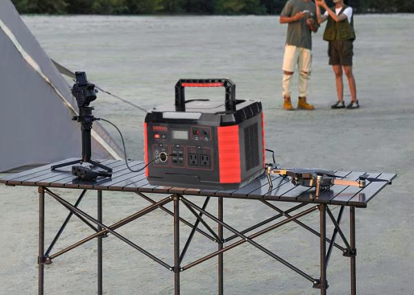 Battery Mobile Solar Generator , Portable Power Station 500w