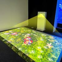 Source Factory tout en un jeu de projection de sol interactif mobile