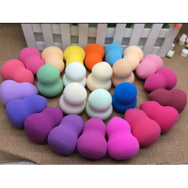 Губка Блендер макияжа стороны ОЭМ, пурпурные слойки порошка макияжа 5.8С4.2КМ