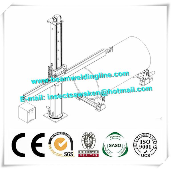 Rotary Tig Mig Welding Center Of Pipe Welding Manipulator , Lincoln DC1000 Welder