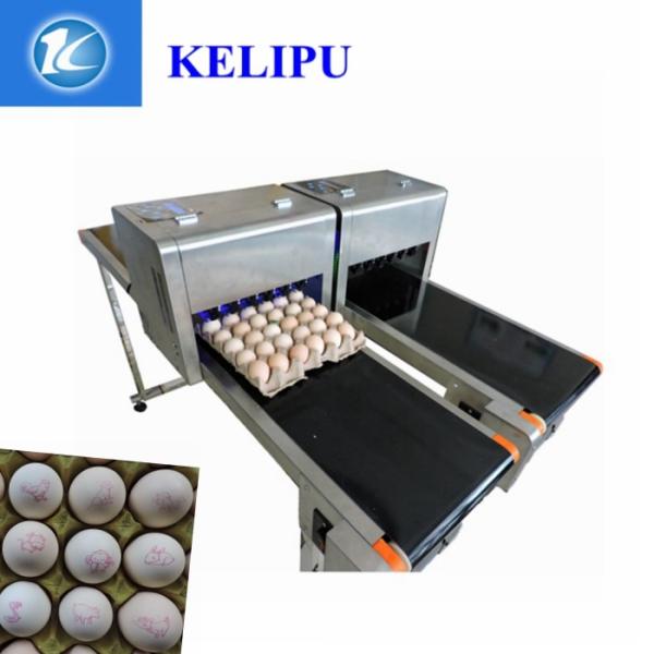 Safety Egg Inkjet Coding Printer / Inkjet Marking Printer With Edible Food Ink