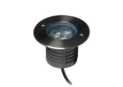 3 * a lâmpada leve simétrica 116mm Front Cover ETL do diodo emissor de luz Inground do poder 2W alistou