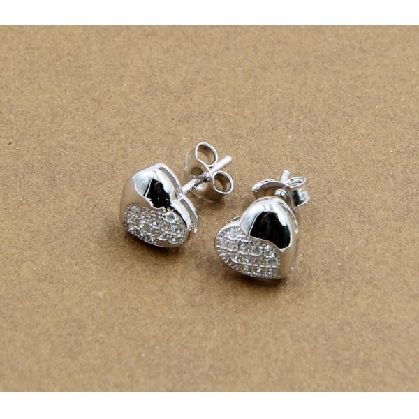 Sparkling Modern 925 Sterling Silver CZ Серёжки Гардероб Необходимые ювелирные изделия мужчины серебряные серёжки AAA