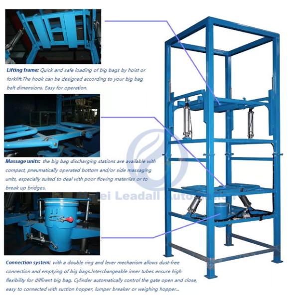 Simple Structure Big Bag Unloader High Reliability Fully Automated Operation