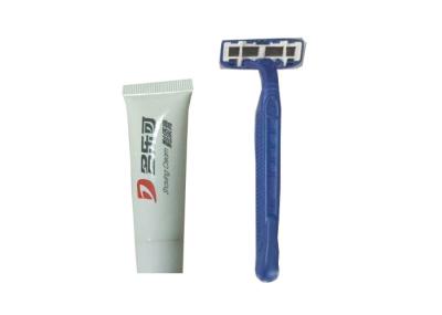 Hotel Or Travel Carry sharp Twin Blades  Disposable Shaving Razor with shaving cream