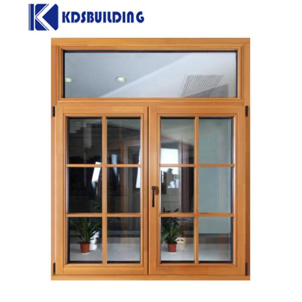 China Manufacture Aluminum Casement Windows For  House With  Ce  Certified  Solid  Wooden Window