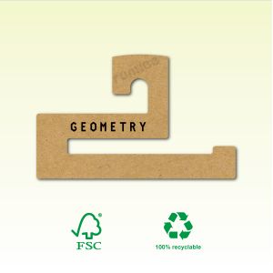 FSC Kraft Paper Geometric Sock Hangers ODM Zero-Waste Eco-Friendly E-commerce Packaging Wholesale Custom Size