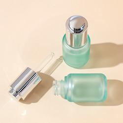 Amber Skin Care Plastic Bottle Custom Lotion Bottles With Dropper Disc Cap