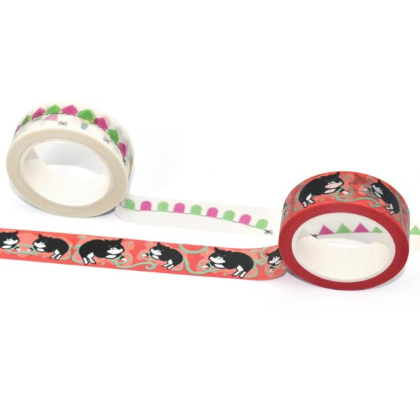 Лента Washi тропического ветерка японская бумажная для украшения подарочной коробки