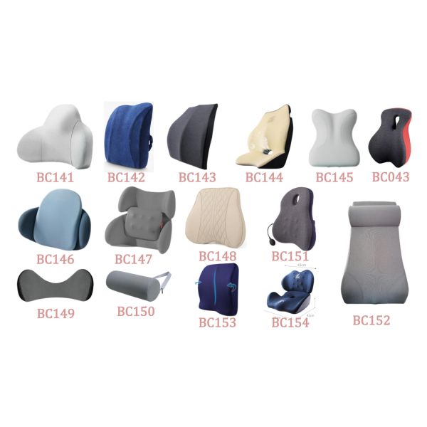 Office Chair Car Drivers Backrest Waist Support Cushion with Memory Foam Lumbar Spine