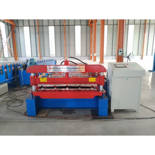 Wall And Roof Panel Roll Forming Machine For Coil Width 1219mm , High Speed