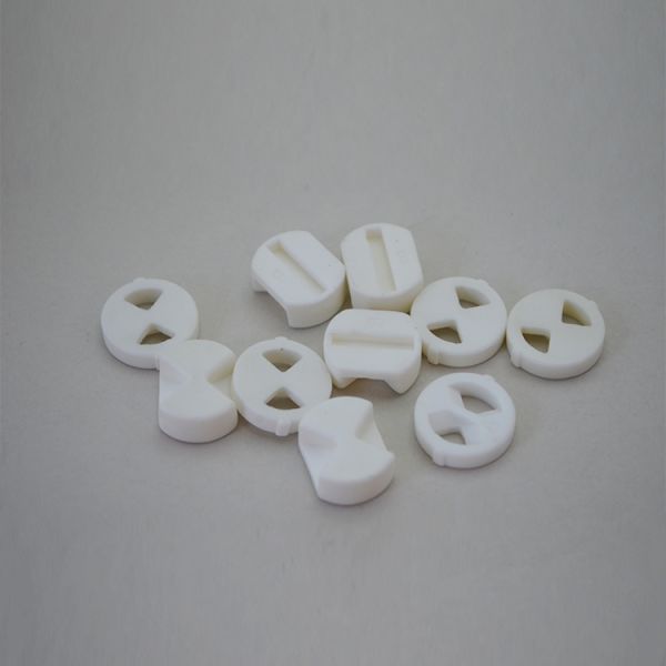 Wear Resistance Al2o3 Ceramic Disc Industrial Use With Custom Cutting Service