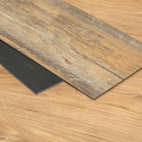 Deep Embossed Luxury Vinyl Wood Plank Pure PVC Distinctly Nortic Style CE Certificated