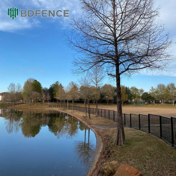 Noise-Blocking Tubular Steel Fence Quiet Barrier