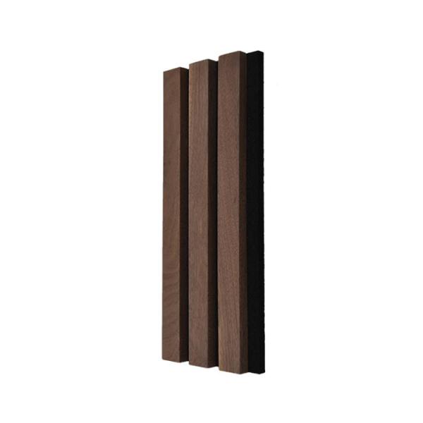 2400mm Acoustic Slat Wall Panel  , Walnut Acoustic Panels For Office Studio