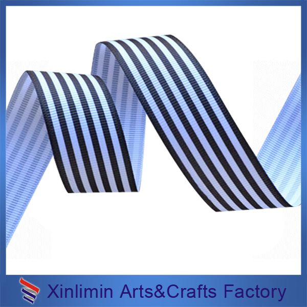 Fashion and Useful Printed Satin Grosgrain Moire Ribbon for Customized Branding