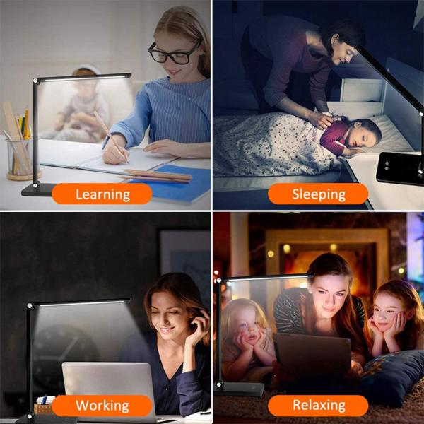 Desk Lamp Aluminum 5W QI Wireless Charging Pad