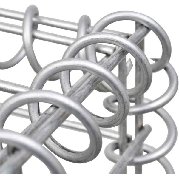 Gabion Mesh Wire Wall Panel, Galvanized Steel Gabion Wall With Covers, Garden Stone Wire Basket Fencing Gabion Mesh Wire Wall with Covers Galvanized Steel Garden Stone Wire Basket Fencing Patio