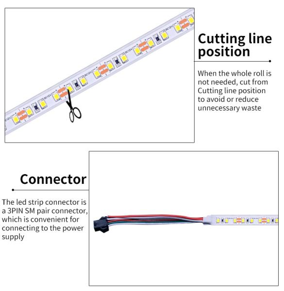 120LEDs/m 12W 1600lm SMD 2835 LED Strip 2Oz PCB For Home