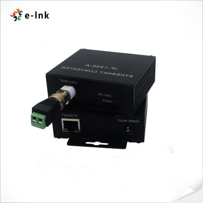 Ethernet dos acessórios 1Ch sobre o transceptor do 2-fio com PoE+ 300M
