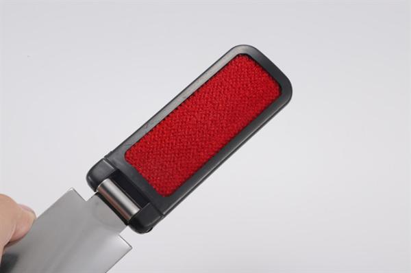 escova de pêlos pesada para tapete Metal 430 de aço inoxidável limpador portátil reutilizável de poeira