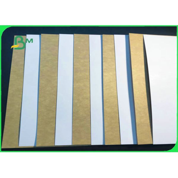 arcilla superior blanca Kraft detrás Tablero superior blanco impermeable a la grasa de papel de 300gr 325gr Clay Kraft Back Food Box
