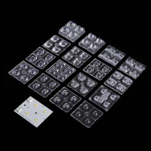 Wholesale 50x50mm LED Optical Lens with Multiple Viewing Angles for Street and Flood Lights