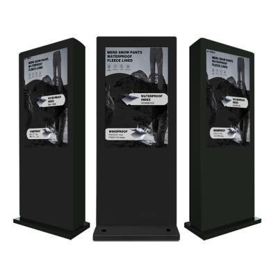 Écrans tactiles infrarouges mobiles capacitifs verticaux sur le sol Panneau publicitaire Moniteur LCD Hôtel Signage numérique